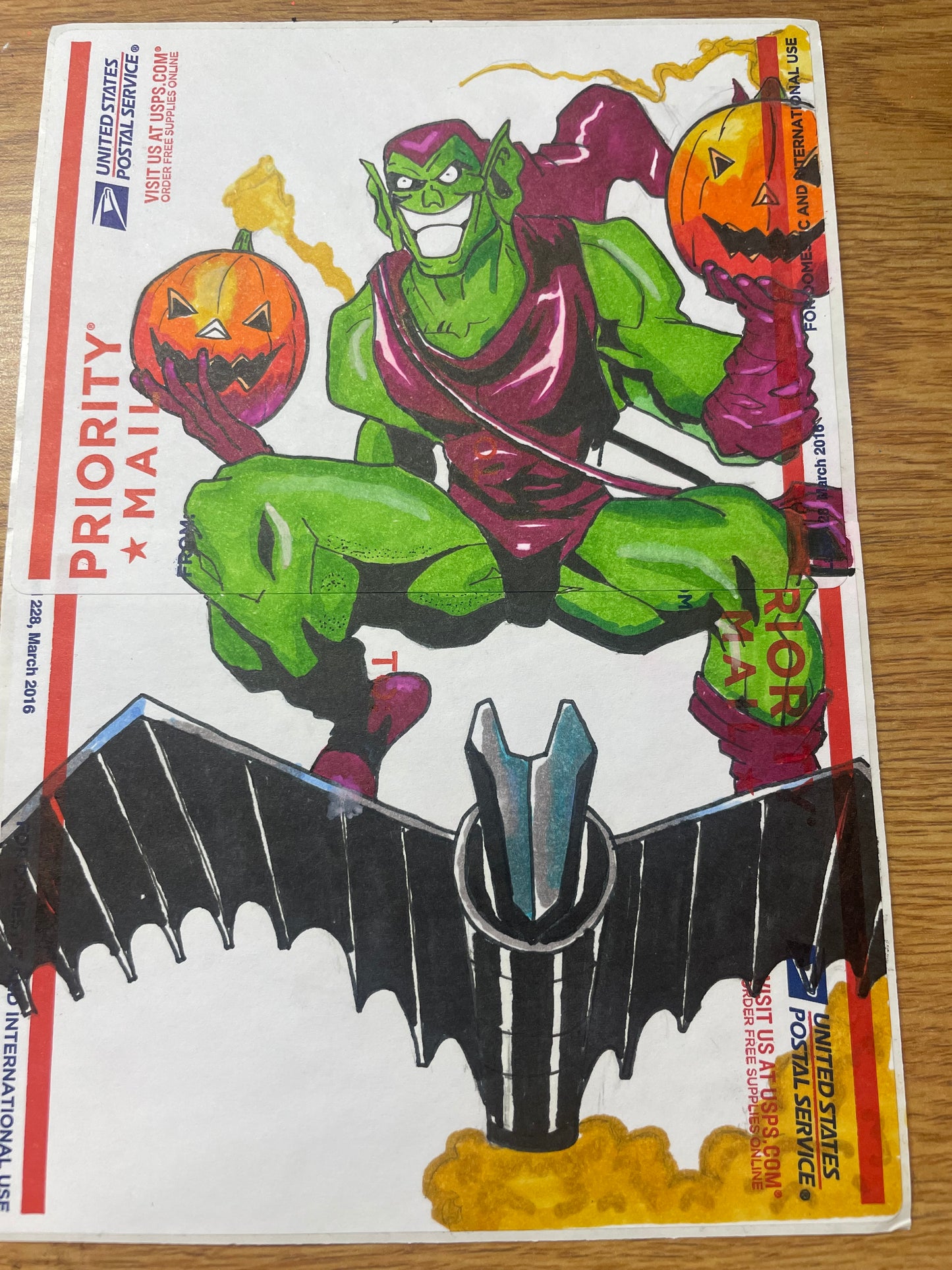 Green goblin sticker