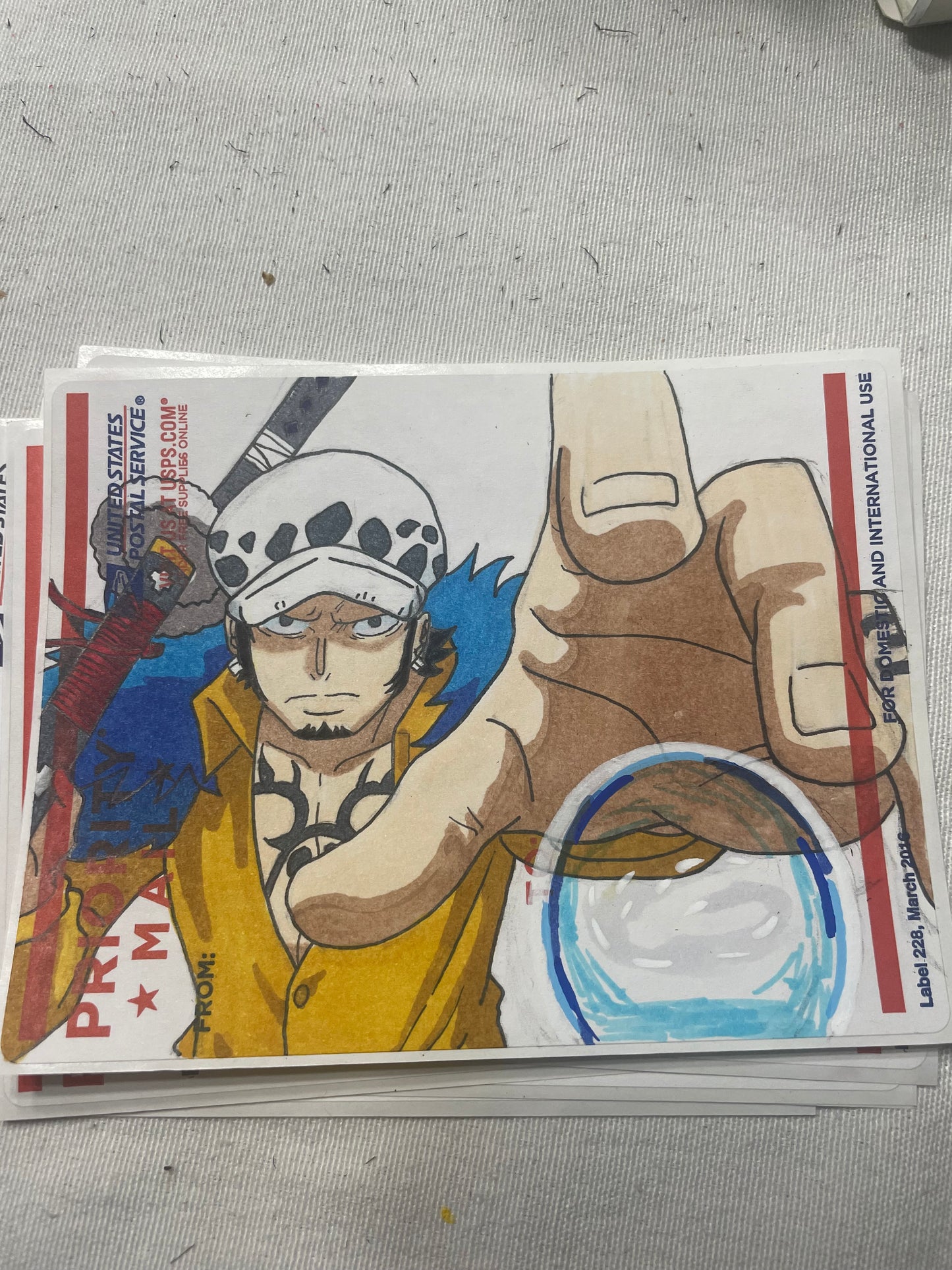 Law sticker (one piece)