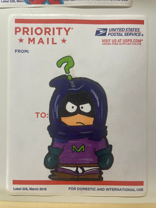 Mysterion (Southpark) (Label 228 sticker)