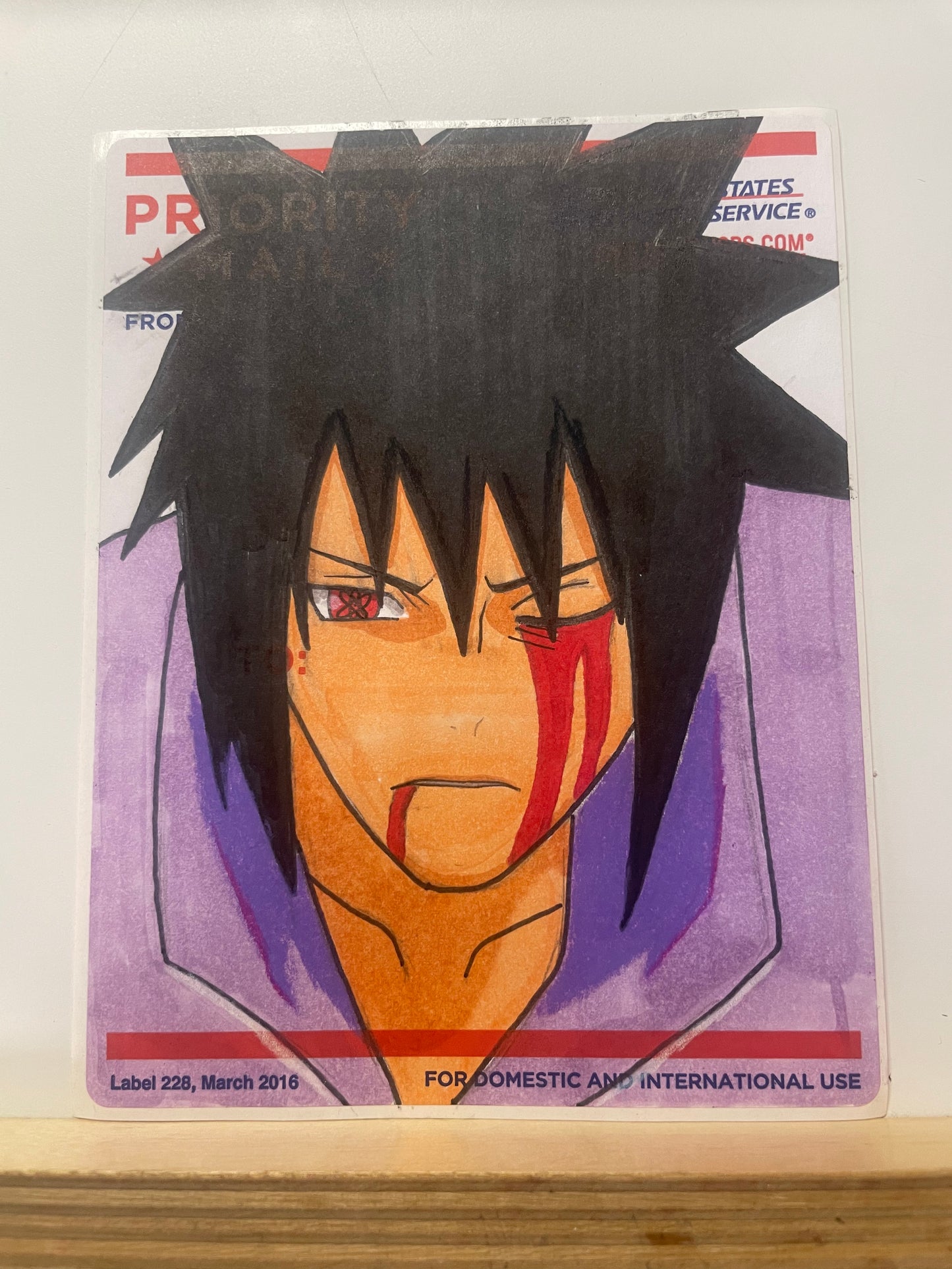 Sasuke (Label 228 Sticker)